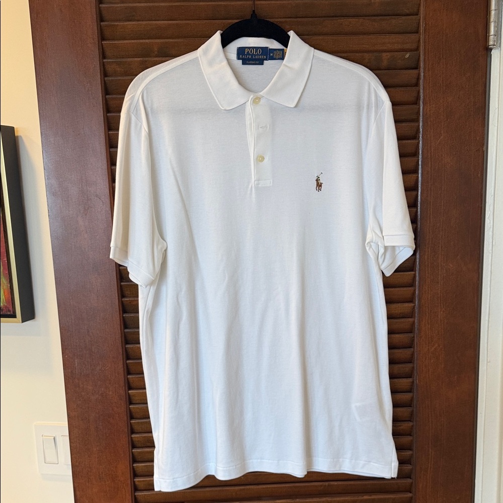 Polo by Ralph Lauren Men's Classic White Polo Shirt